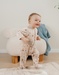 Babypyjama met junglemotief in fluweel
