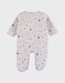 Babypyjama met junglemotief in fluweel
