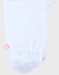 Witte babypyjama met schapenborduursel in fluweel
