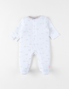 Noukie's Set Van 3 Fluweelzachte Pyjama's - Little Flowers - Uniseks Baby