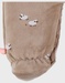 Bruine babypyjama met schapenborduursel in fluweel
