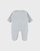 Green baby pyjama with rabbit embroidery
