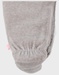 Beige baby pyjama with seal embroidery in velvet
