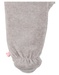 Baby beige velour sleepsuit with bunny detail
