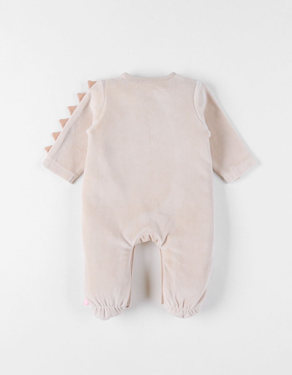 Baby pyjamas, Embroidered Velvet