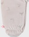 Ecru baby pyjama with seal embroidery in velvet
