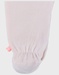 Pink velour baby pyjamas with bunny embroidery
