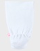 White corduroy baby pyjamas with bunny embroidery
