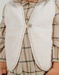Taupe bodywarmer in sherpa
