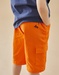 Bermuda en twill, orange vif