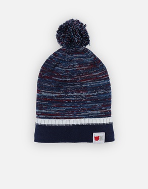 Knitted beanie, navy