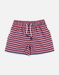 Maillot short Rayé Rouge