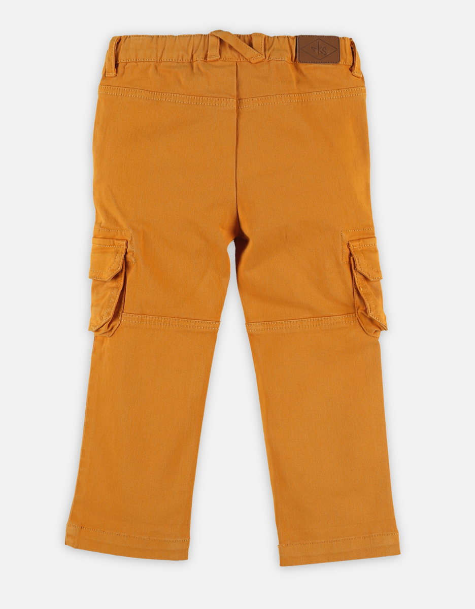 Broek Katoen Geel