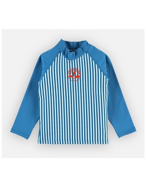 Gestreepte Anti-UV-top, blauw