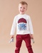 BIO katoenen Nouky t-shirt, ecru