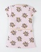 French terry jurk met bloemenprint, lichtroos