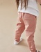 French terry pants, light pink