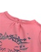 T-shirt manches courtes rose girafe