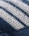 Navy blue cotton bermuda shorts