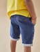 Denim bermuda, blauw