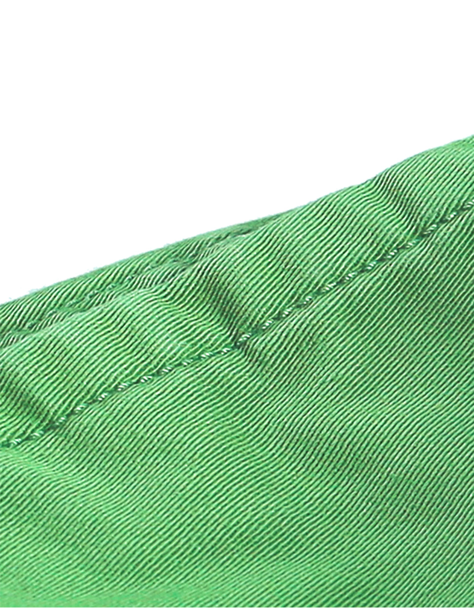 Groene bermuda uit katoen