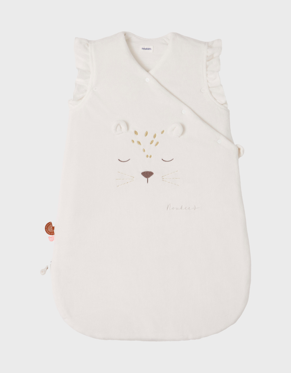 Gigoteuse 70 cm Kendi en Veloudoux, écru