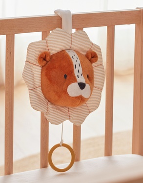 Peluche musicale Babou en Veloudoux, caramel
