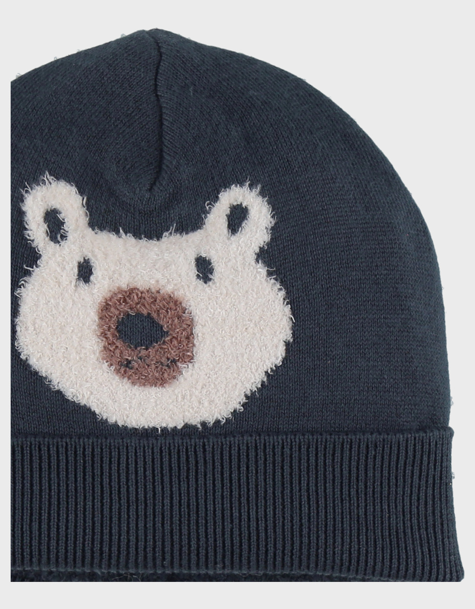 Muts uit tricot, beer