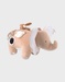 Peluche d'activités Bali en Veloudoux et mousseline, caramel