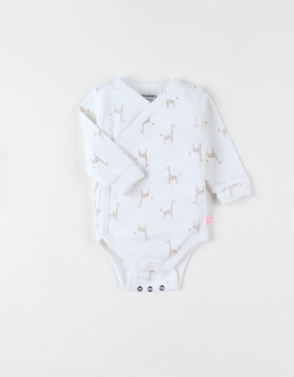 Romper met giraffenmotief, Jersey