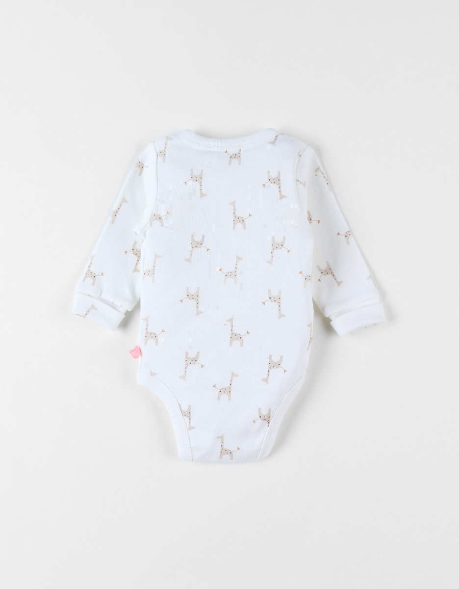 Romper met giraffenmotief, Jersey