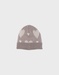 Knit bonnet with heart motif