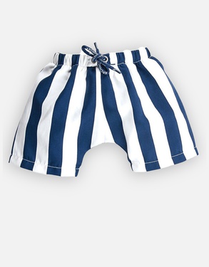 Boris Boy Double Protection Striped Bathing Shorts