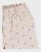 Ribfluwelen broek met bloemenmotief in zachtroze
