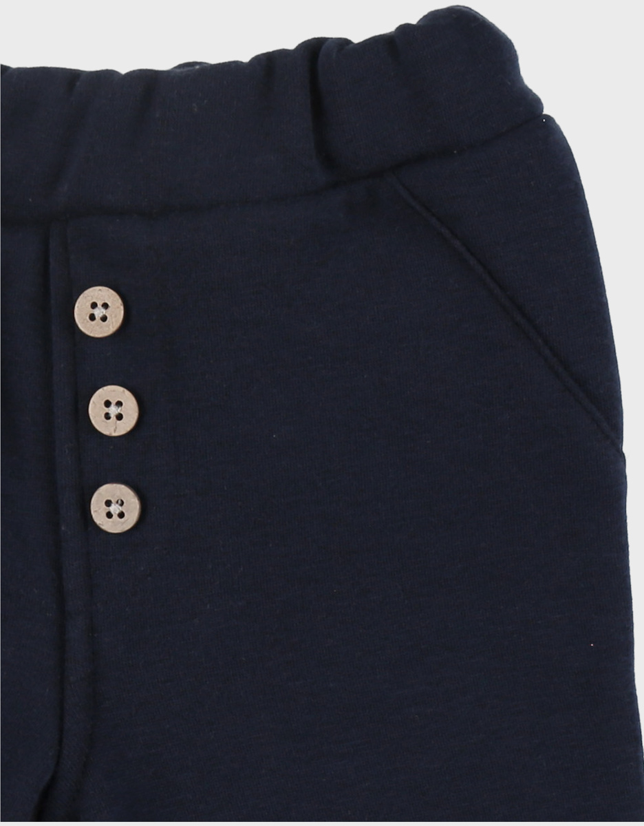 Blauwe joggingbroek in Sweatoloudoux®
