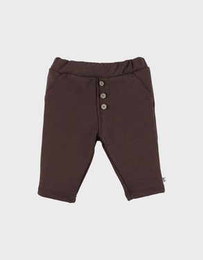 Bruine joggingbroek in Sweatoloudoux®
