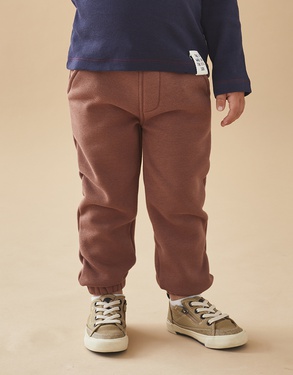 Sweatoloudoux jogger pants, chocolate brown