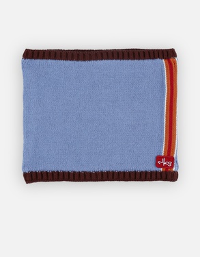 Tricoloudoux tube scarf, ibiza blue