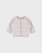 Gebreid vest in beige tint
