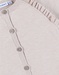Gebreid vest in beige tint
