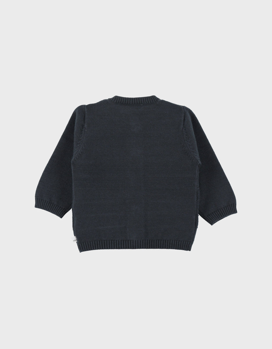 Vestje uit tricot navy