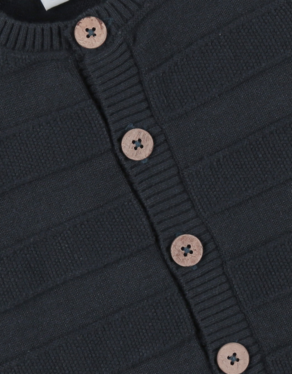 Vestje uit tricot navy
