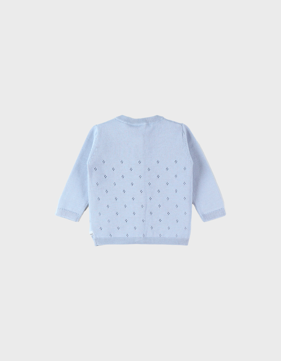 Fijn gebreide cardigan, lavendel