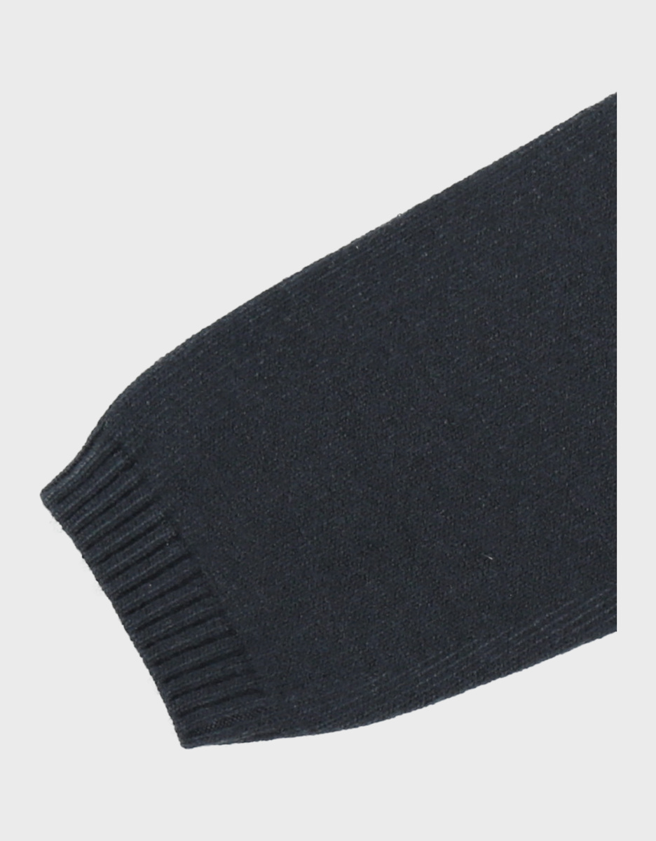 Jersey cardigan navy