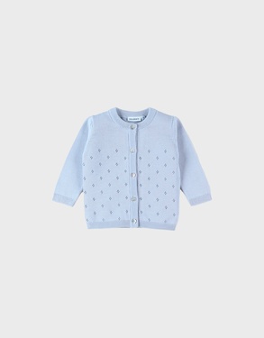 Fine knitted cardigan, lavender