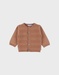Cardigan en tricot marron
