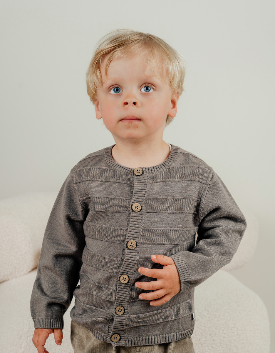 Vestje uit tricot kaki