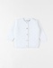 Fine knitted cardigan, off-white