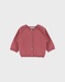 Knit cardigan in pink tone
