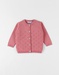 Fijn gebreide cardigan, blush